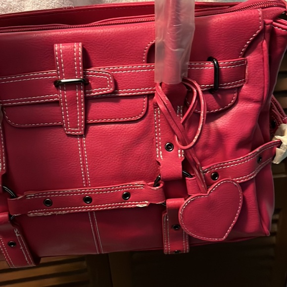 Deep pink Harness Bag - Picture 3 of 6